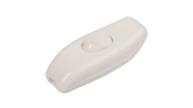 Łącznik Do Wbudowania Jednobiegunowy Kołyskowy 2,5A Biały Wp4001