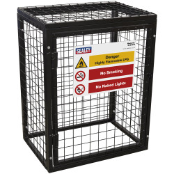 Sealey GCSC219 Safety Cage - 2 x 19kg Gas Cylinders