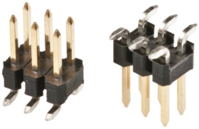 Złącze szpilkowe 10-pinowe raster: 2.54mm 2-rzędowe HARWIN Montaż powierzchniowy 3.0A 250.0 V.