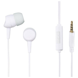 Hama 184140 Kooky In-ear headphones Stereo Light grey White Mic noise cancelling