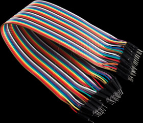 AC048 Developer boards - jumper cable, 40 poles, m/m, 30 cm