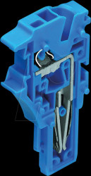 2022-174 Centre module for 1-conductor spring strips, 4 mm², blue