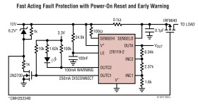 Current Sense Amplifier, Reference and Comparators with POR