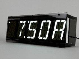 Adafruit Alpha Clock Five - WHITE - From Evil Mad Scientist Labs