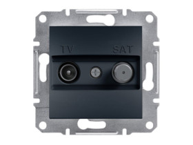 ASFORA Gniazdo antenowe TV/SAT końcowe (1dB) antracyt EPH3400171 SCHNEIDER ELECTRIC