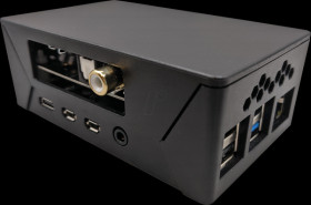 60592625861 Case for Raspberry Pi 4 &amp; HiFiBerry universal, black