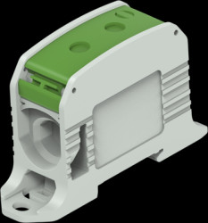 Terminal block, 1 pole, 10-70 mm², AWG 8-2/0, 232 A, 1000 V, screw connection, 1SNF526031R0000