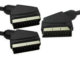 Kabel SCART długość 2m Czarny RS PRO CE, REACH, RoHS