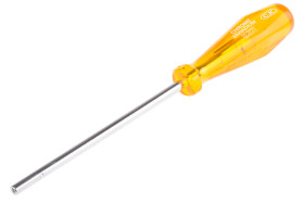 Wkrętak do nasadek, dł. ostrza: 215 mm, mat. łopatki: Stal stopowa, mat. uchwytu: Plastik, końcówka: Sześciokątna,