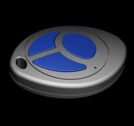 Teko - seria OVO-3 (OVO-3/3.4) - obudowa do pilota w kolorze ciemnoszarym (55 x 43,7 x 14 mm)