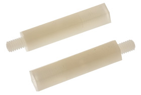 Kołek dystansowy gwint M4 x M4 długość 30mm Nylon 66 Męski/żeński Sześciokątny RS PRO