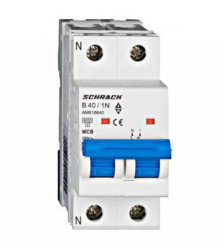 Wyłącznik instalacyjny 6kA, B 40A, 1+N Seria AMPARO