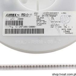 12103C684KAT2A Capacit 680nF 25V X7R 10% SMD-1210 AVX