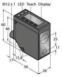 Turck Czujnik odległości PNP, Zamykający LE250KC1Q