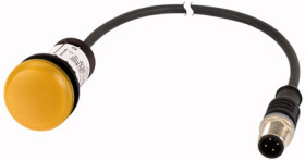 Kontrolka 24V ac/dc Żółty Eaton średnica wycięcia 22mm Montaż panelowy