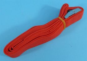 PAS ZACISKOWY DO BAGAŻU RED Z KLAMRĄ