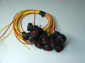 Lampka diodowa KLP-10/R 12-24VAC/DC typu LED 12-24V (klosz 10mm)/red