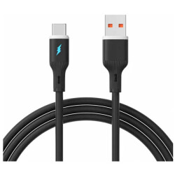Akyga AK-USB-62 USB cable USB-A plug, USB-C® plug 1 m Black