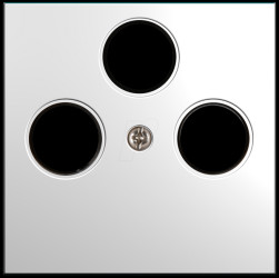 491029008 Aerial outlet cover three-w HK07 pure white