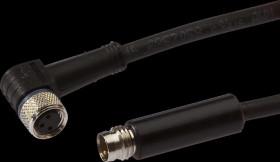 VYR91270, Inwerter/odwrócony sygnał, Ø9mm 32long, PNP/NPN, 10-35V DC, 1x NC, M8 0.3m, IP67, aluminium