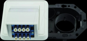100022454 Fiber optic junction box, 2x LC duplex