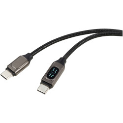 Renkforce RF-6249498 USB cable USB 2.0 USB-C plug to plug 2m silver metallic