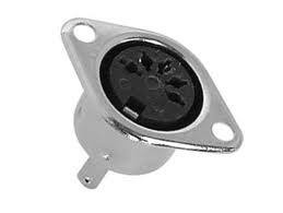 Gniazdo DIN 5 pin przykręcane do obudowy