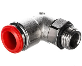 Przyłączka kątowa wtykowa G1/4 D 10 80.0050.04.1410