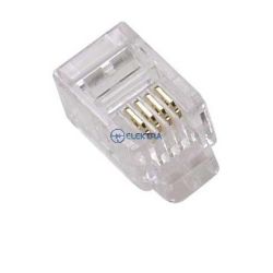 Telefoniczny wtyk modularny RJ11 ( 6p4c ) 10szt