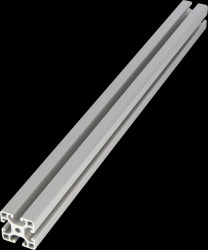 60800-STLS-0500 Aluminum profile 40x40 L I-type groove 8 light, 500mm