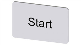 Etykieta Samoprzylepna 17.5X27mm Srebrna Inskrypcja /Start/ Sirius Act...