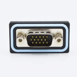 Złącze D-Sub lutowane 15-pinowe Męski Proste Montaż na płytce drukowanej raster 2.29mm