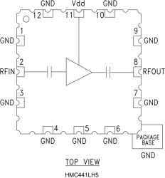 Medium Power Amplifier SMT, 7.0 - 15.5 GHz