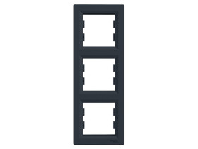 ASFORA Ramka 3 potrójna pionowa antracyt EPH5810371 SCHNEIDER ELECTRIC