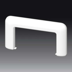 Pokrywa przepustowa bezhalogenowa dla kanałów PK 90X55 D HF biała 8407HF_HB