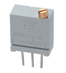 Potencjometr dostrojczy 10kΩ THT 0.5W 20 -zwoje Regulacja górna 2,29 mm (metalowa śruba regulacyjna)