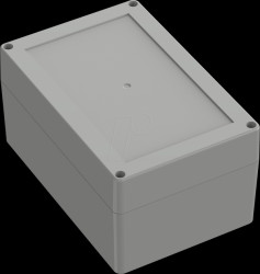 6U07181209119 Industrial housing, 180 x 120 x 90.3mm, IP66/IP68, light gray