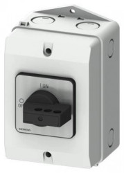 Rozłącznik główny w obudowie ekranowanej 3P 25A 9.5kW AC23A 400V styki pom wyprz 1Z 1R blokowanie w poz O i I 3LD2184-2GP21