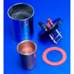 Rapid PH20175 Joules Calorimeter 100mm High Nickel Plated Copper &amp; Inner Vessel