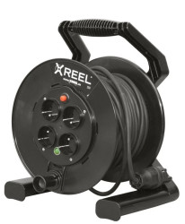 Przedłużacz bębnowy XREEL 30mb H05RR-F 3x1,5 IP20 4xGS 230V 92501T48163