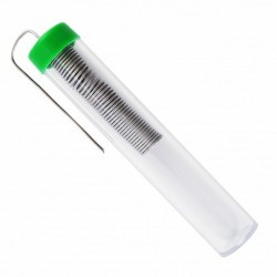 Cyna w fiolkach 1.00 mm 10 g. Sn60Pb40 ołowiowa z topnikiem 2.2