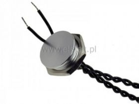 Przycisk piezo 16mm IP68, płaski; impulsowy