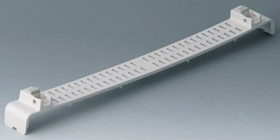 Enclosure strip, straight, ABS, (L x W x H) 365.9 x 35 x 22.9 mm, gray white, A0146370