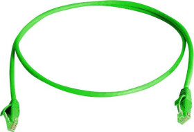 kabel LAN Telegärtner 100008049, 1 szt., RJ45, CAT 6, U/UTP, 0.50 m, zielony