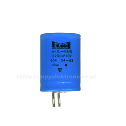 Kondensator 2200uF/40V Chassis NOS Elwa