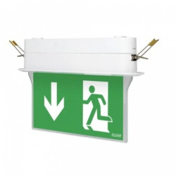 Oprawa awaryjna ARROW P LED 3W 1h jednozadaniowa + PU31,PU41 biała ARP/3W/E/1/SE/X/WH