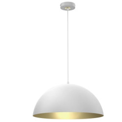 Lampa wisząca BETA WHITE/GOLD 1xE27 45cm MLP7974 Milagro