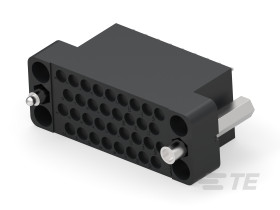 Listwa stykowa PCB 34-pinowe AMP raster: 3.81 mm Pionowy 4-rzędowe TE Connectivity Płyta250 V W osłonie