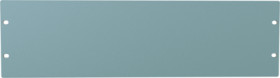 Blind plate, aluminum, (H) 133 mm, 3 U, dark gray, PBPA19005GY2
