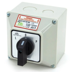 Łącznik krzywkowy 32A L-0-P 3F w obudowie IP65 LW32 L-0-P 3P OB